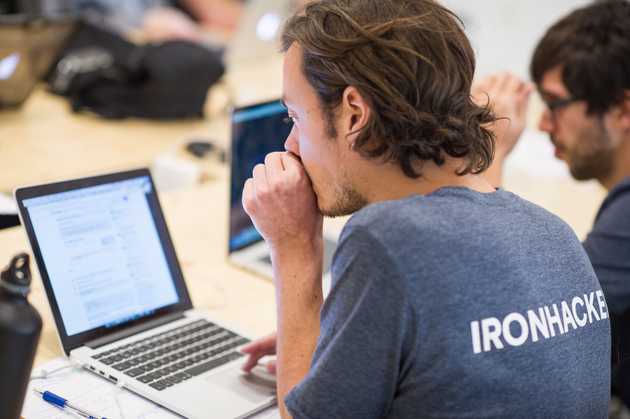 Students at Ironhack