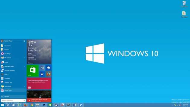 Windows 10 desktop