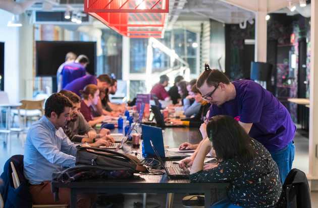 Attendees at the WeCode Madrid