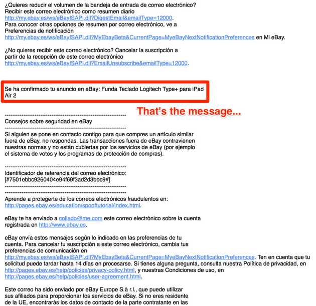 eBay chat